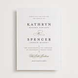 "classic composition" - Letterpress Save The Dates in Soft Black by Olivia Raufman - Two Color