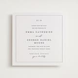 "Heritage" - Letterpress Save The Dates in Soft Black by Stacey Meacham - Two Color