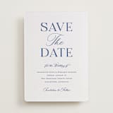 "Starboard" - Letterpress Save The Dates in Lapis by Pixel and Hank - One Color