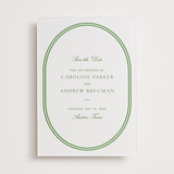 "Bocce" - Letterpress Save The Dates in Pear by Megan Davis - One Color