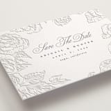 "garden" - Letterpress Save The Dates in Garden by Leah Bisch - Detail