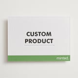 "Landscape Custom" - Letterpress Save The Dates in Pear | Soft Black | Blind Deboss by Minted Custom - Two Color