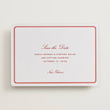 "Aperitif" - Letterpress Save The Dates in Verona Sunset by Megan Davis - One Color