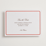 "Aperitif" - Letterpress Save The Dates in Verona Sunset by Megan Davis - Two Color