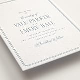 "Hamptons" - Letterpress Save The Dates in Sky Blue by Hudson meet Rose - Detail