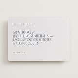 "London" - Letterpress Save The Dates in Aegean by Hudson meet Rose - One Color