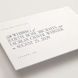 "London" - Letterpress Save The Dates in Aegean by Hudson meet Rose - Detail