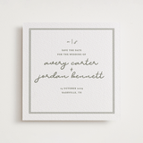 "The Verdure Suite" - Letterpress Save The Dates in Moss by Brittney Jensen - One Color