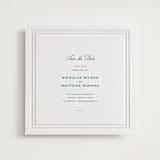 "Keepsake" - Letterpress Save The Dates in Shamrock by Blustery August - Two Color