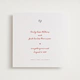 "Lover's Lantern" - Letterpress Save The Dates in Soft Black by Blustery August - Two Color