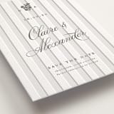 "Heirloom" - Letterpress Save The Dates in Graphite by Creo Study - Detail