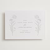 "shiruko" - Letterpress Save The Dates in Coffee by chocomocacino - Two Color