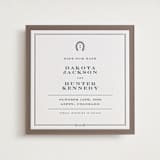"The Ranch" - Letterpress Save The Dates in Stone by Jenna Holcomb - Two Color