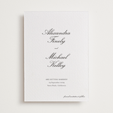 "Finely" - Letterpress Save The Dates in Soft Black by Ani Somi - One Color