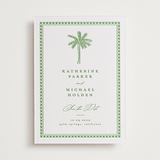 "Iconic" - Letterpress Save The Dates in Pear by Creo Study - One Color