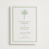 "Iconic" - Letterpress Save The Dates in Pear by Creo Study - Two Color