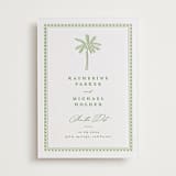 "Iconic" - Letterpress Save The Dates in Pear by Creo Study - Two Color