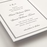 "Timeless Together" - Letterpress Save The Dates in Soft Black by Carolyn MacLaren - Detail