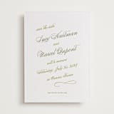 "Love in the Afternoon" - Letterpress Save The Dates in Pistachio by Ani Somi - Two Color