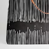 "Matchstick Black" - Snap Tote in Coal by Tanya Lee Design - Fabric Detail