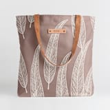"Sketched Willow" - Snap Tote in Mauve by Katharine Watson - Snap Tote