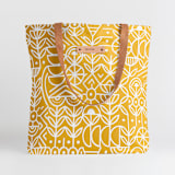 "Deconstruct" - Snap Tote in Mustard by Michelle Taylor - Snap Tote