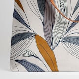 "Casual style" - Snap Tote in Pond by Lucrecia Caporale - Fabric Detail