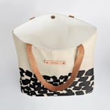 "Fallen Clutch" - Snap Tote in Ink by ThirtyOne Illustrations - Interior Detail