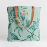 "Botanical greenery" - Snap Tote in Greenery by Lucrecia Caporale - Snap Tote