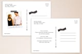 "Cottonwood" - Save the Dates in Storm by Eric Clegg - Back of Card Options