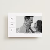 "Initial Attraction" - Save the Dates in Ebony by Kaydi Bishop - Front