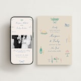 "Dining" - Save the Dates in Pastel by Elly - Free Wedding Website