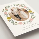 "botanical cameo" - Save the Dates in Swan by Lori Wemple - Detail