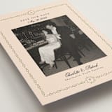 "Monogramed" - Save the Dates in Blush by Susan Moyal - Detail