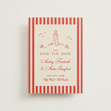 "Kitty Hawk" - Save the Dates in Lobster by Jackie Crawford - Front