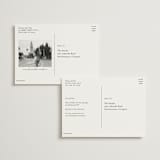 "Hydrangea Vines" - Save the Dates in Coastal by Madhvi Samimi - Back Designs