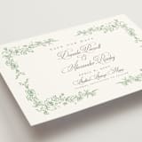 "Romantic Garden" - Save the Dates in Mint by Melinda Denison - Detail