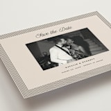 "Linea" - Save the Dates in Noir by Pixel and Hank - Detail