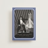 "Deluxe" - Save the Dates in Blueberry by Carolyn MacLaren - Front