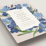 "Irises" - Save the Dates in Natural by Everett Paper Goods - Detail