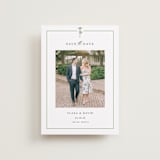 "Palm Monogram" - Save the Dates in Leaf by Olivia Raufman - Front