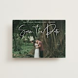 "Natural Script" - Save the Dates in Moonstone by Nicole Barreto - Front