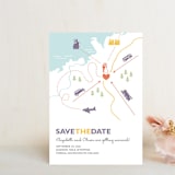 "Destination" - Save the Dates in Lilac Haze by leslie hamer - Front