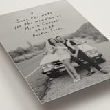 "Noted" - Save the Dates in Noir by Olivia Raufman - Detail