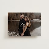 "Lettra" - Save the Dates in Pearl by Up Up Creative - Front