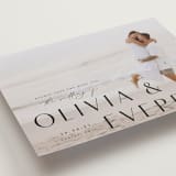 "Modern Classic Names" - Save the Dates in Onyx by Emily Betts - Detail