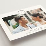 "Circle monogram" - Save the Dates in Cotton by Stacey Meacham - Detail