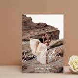 "Celebrate" - Save the Dates in Powder by Brittany Braithwaite - Front
