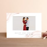 "Gushing in" - Save the Dates in Petal by Creo Study - Front