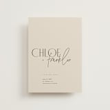 "Layered" - Save the Dates in Natural by Kelly Schmidt - Front